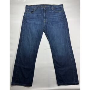 Levi's 569 Men's Loose Straight Fit Blue Denim Jeans - Size 42x32 (42x30.5)
